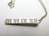 Tiffany & Co. 18k White Gold Atlas Roman Numeral