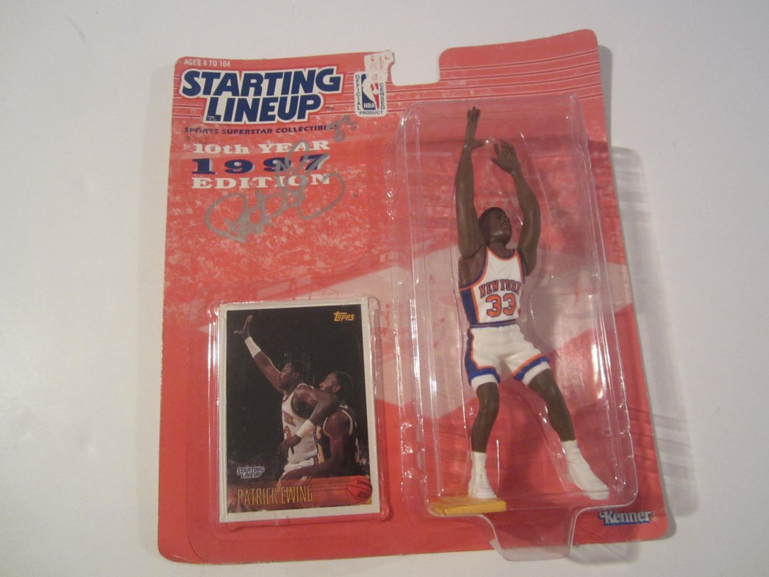 Patrick Ewing signed figure (1 of 2)