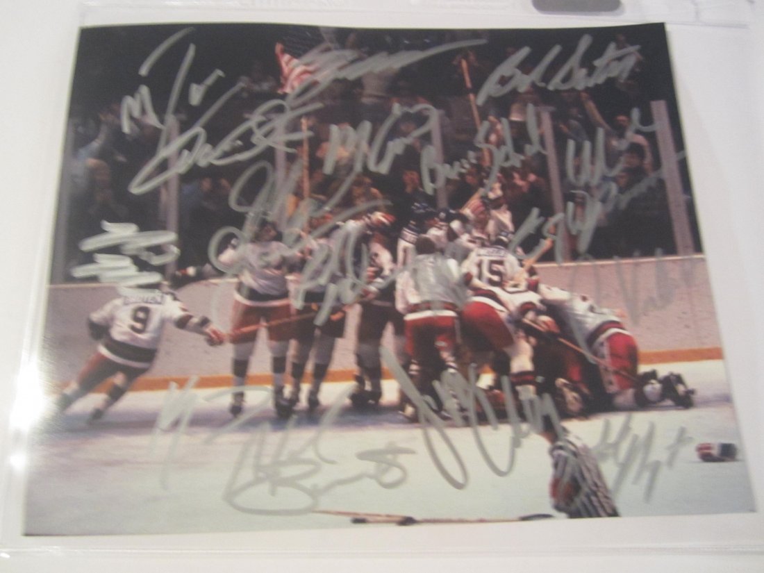 1980 Usa Hockey Auto Photo (1 of 1)