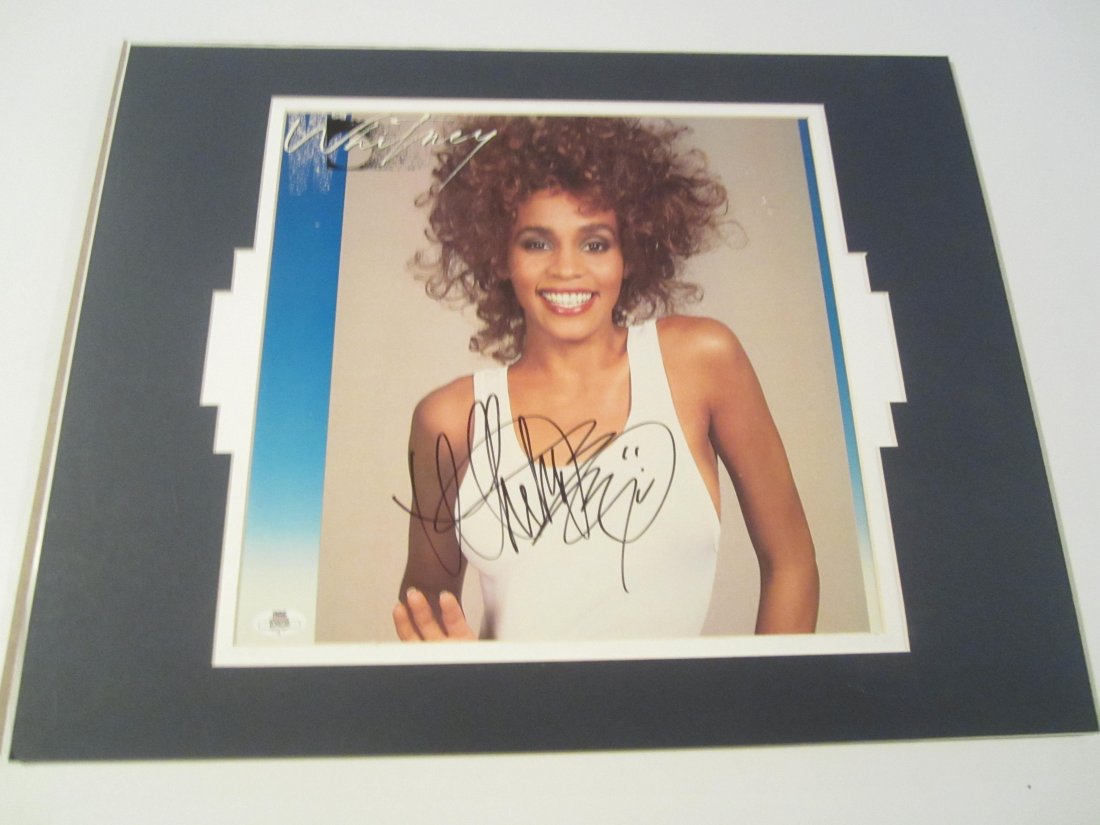 Whitney Houston Auto record (1 of 2)