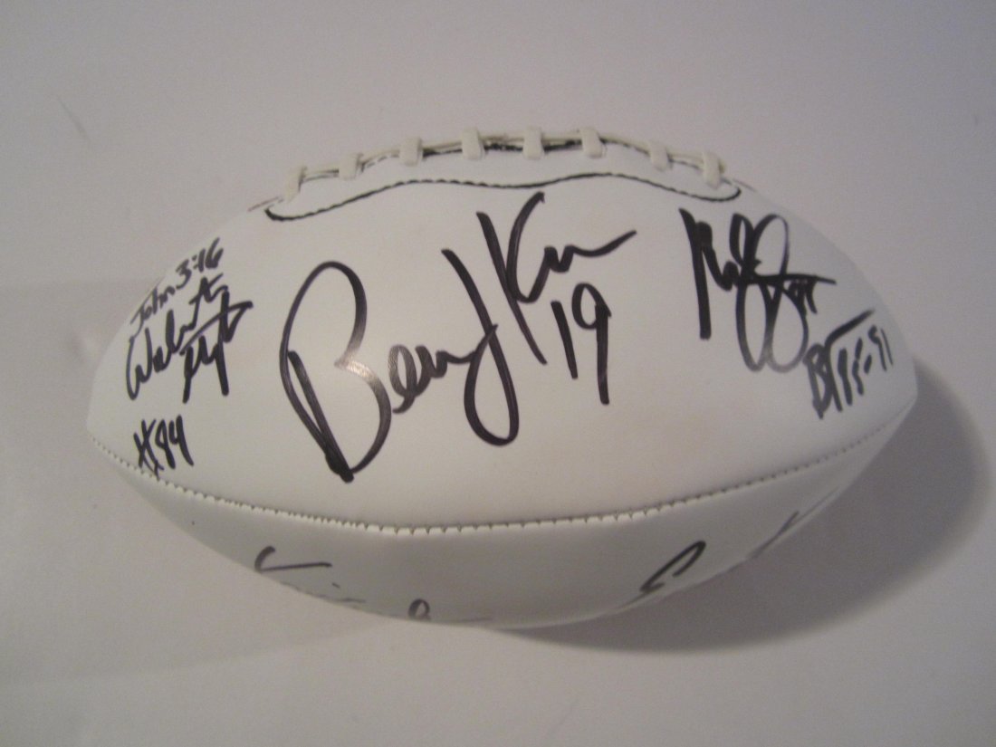 Browns Multi Signed Football (1 of 3)