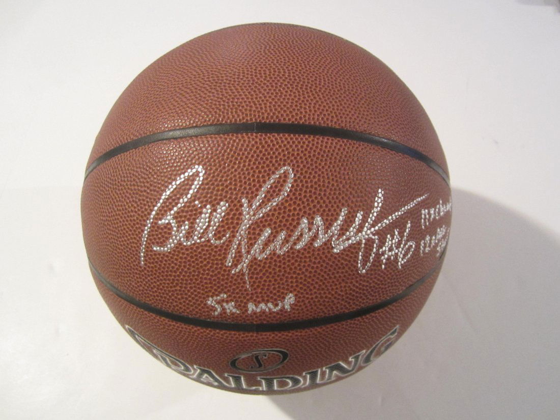 Bill Russell Auto Basketball (1 of 2)