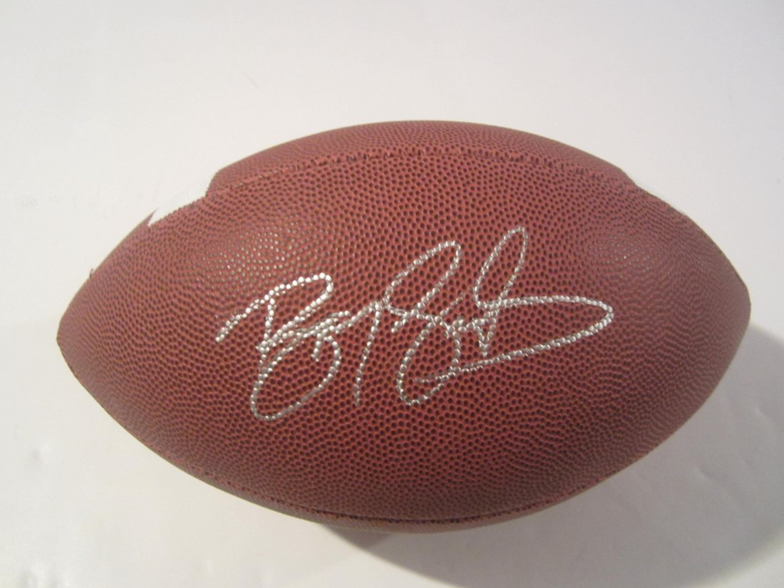 Barry Sanders Auto Football (1 of 1)