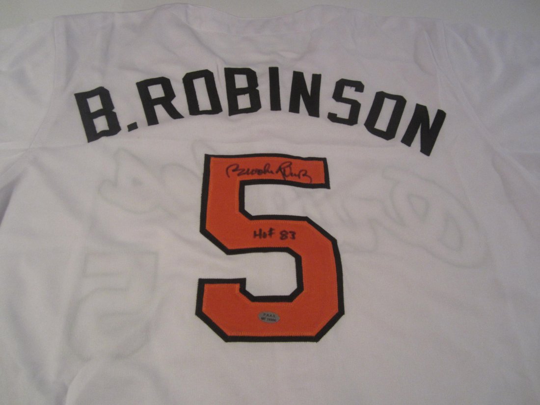 Brooks Robinson Auto Jersey (1 of 2)