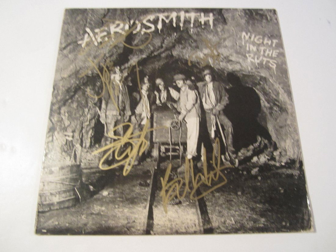 Aerosmith signed record (1 of 2)