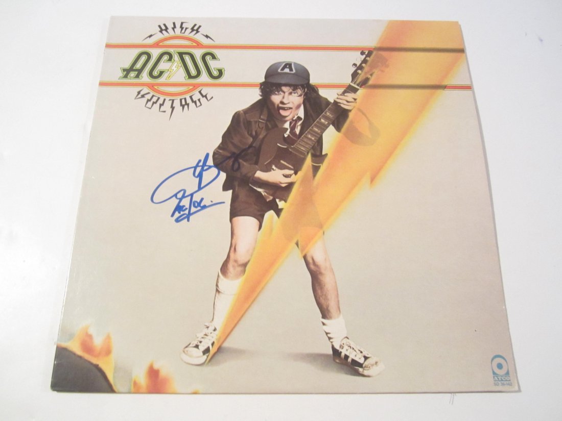 AC DC signed record  (1 of 2)