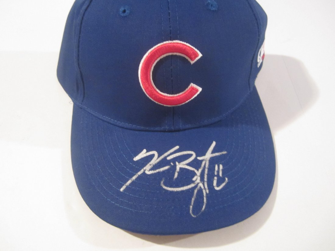 Kris Bryant auto baseball hat (1 of 2)