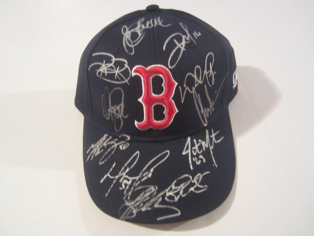 2015 Boston Red Sox auto hat (1 of 2)