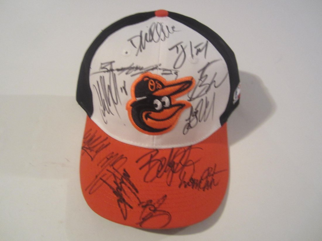2015 Baltimore Orioles auto hat (1 of 2)