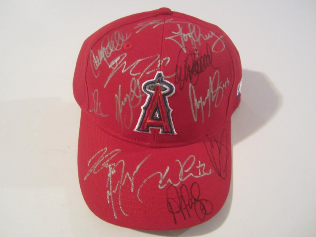 2015 LA Angels auto hat (1 of 2)