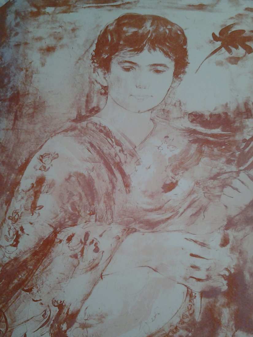 boy with guitar – artist proof, pencil signed (1 of 1)