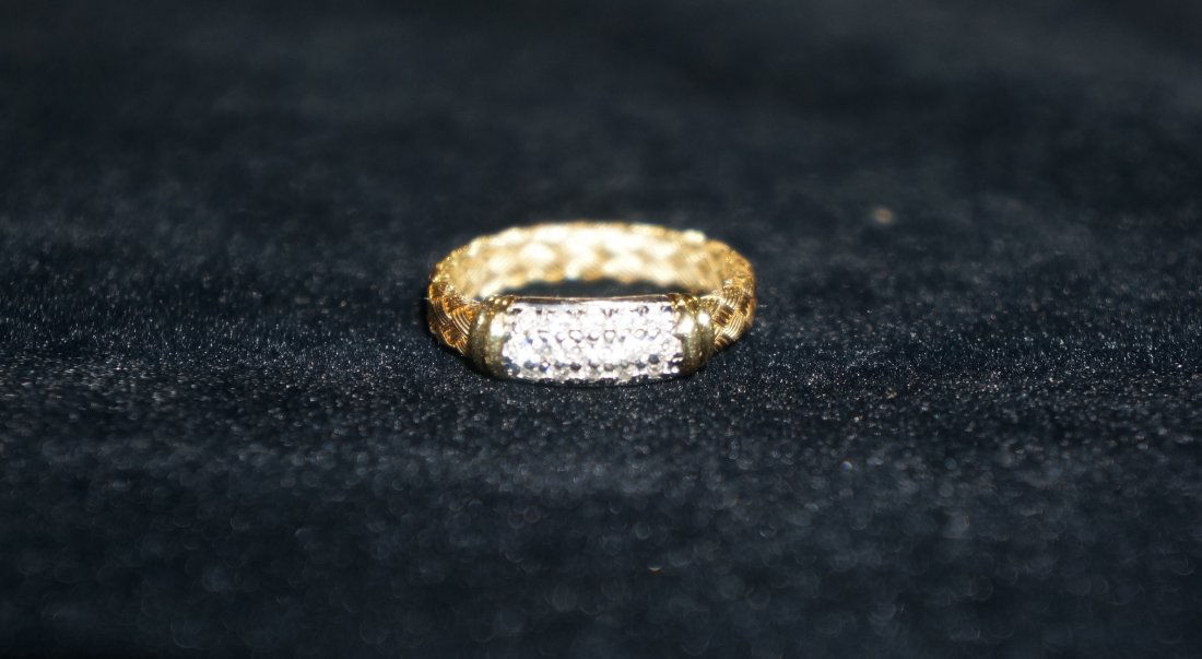 18k Yellow Gold Woven Ring (1 of 3)