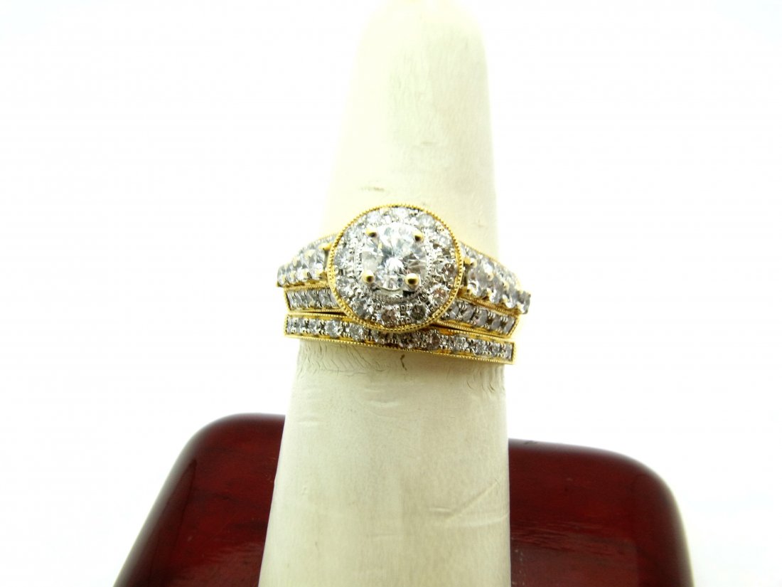 Womens Gorgeous 1.25 Carat 14k Yellow Gold Diamond (1 of 9)