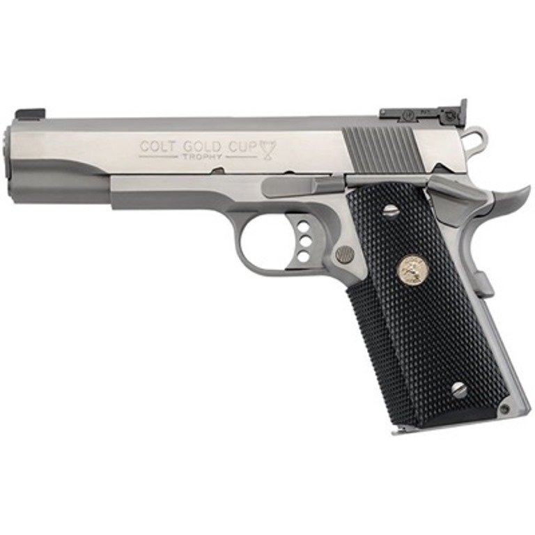 COLT CLT GOLD CUP 45ACP 5 SS BOMAR SIGHTS (1 of 1)