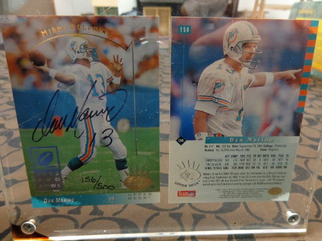 "Dan Marino" Autographed Card Set - 1993 Pro Bowl Card (1 of 3)
