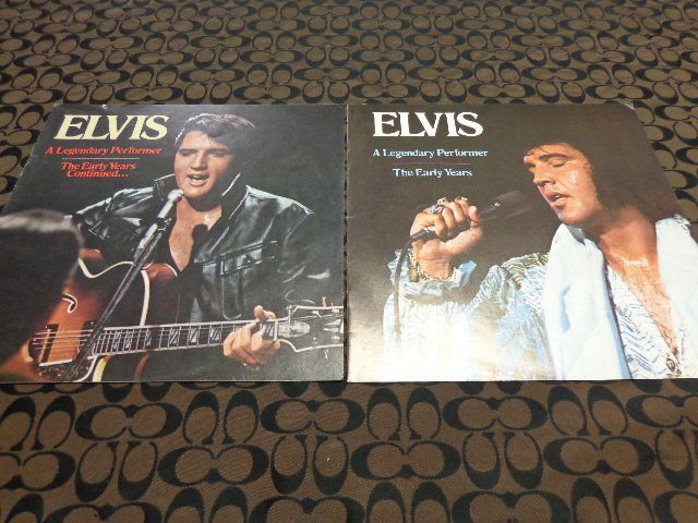 (2) ELVIS PRESLY Authentic Color Program / Booklet - "A (1 of 3)