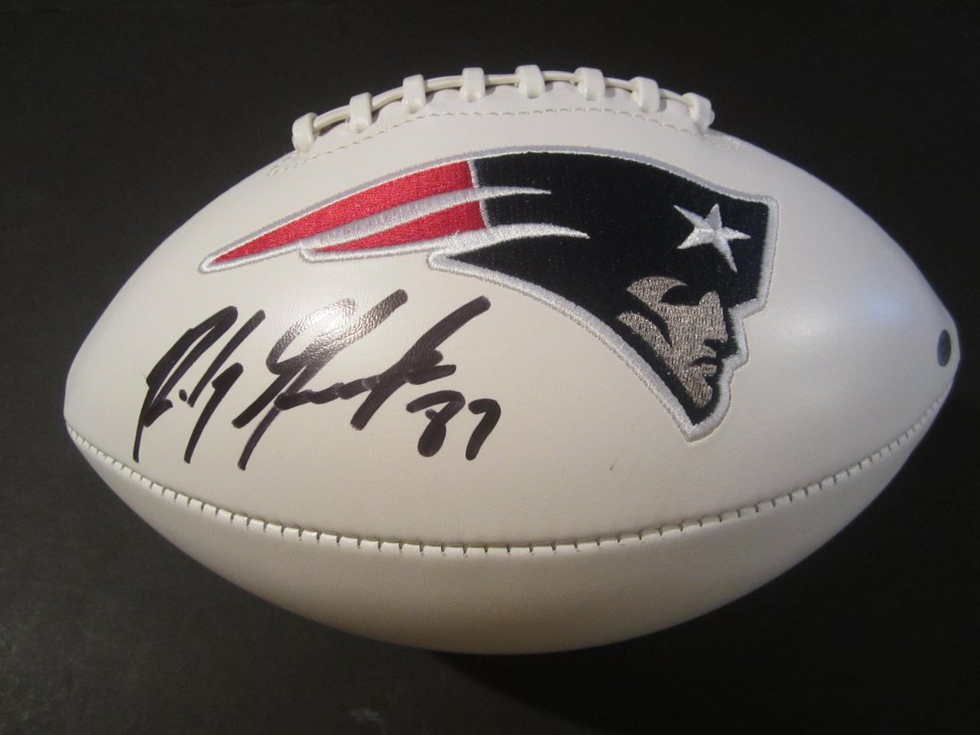 Rob Gronkowski Auto Football (1 of 2)