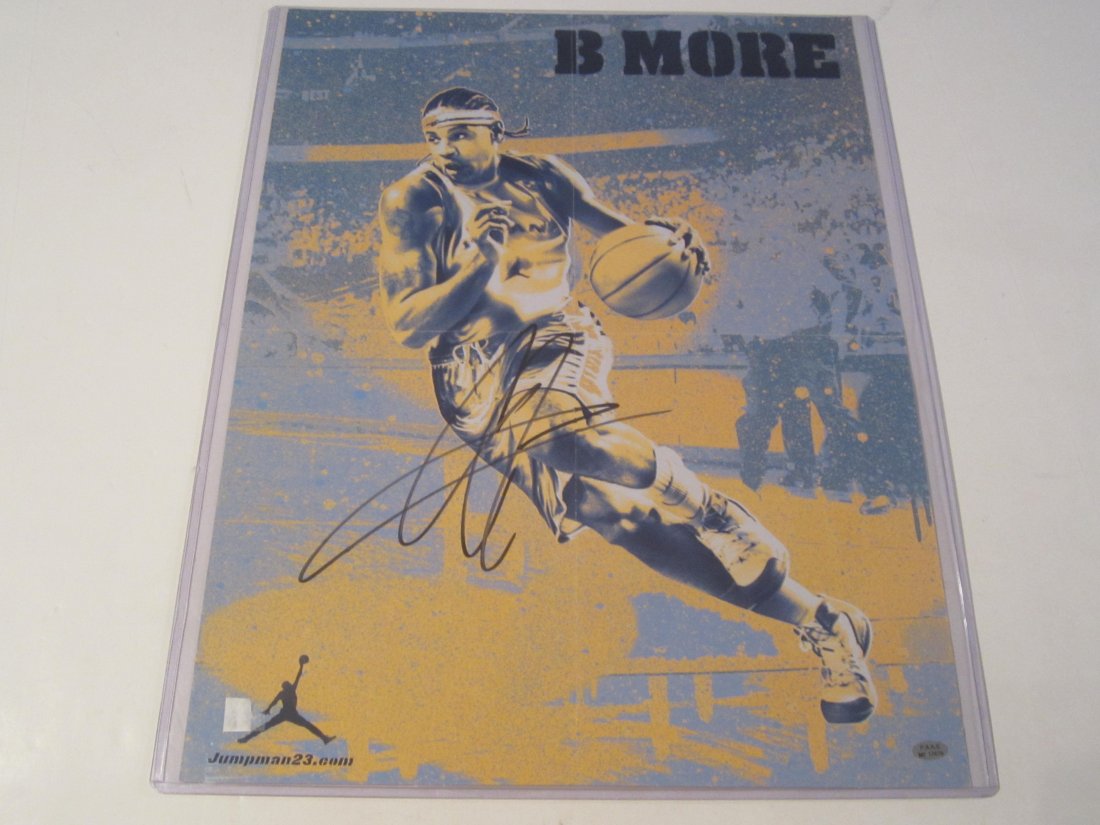 Carmelo Anthony signed poster (1 of 2)