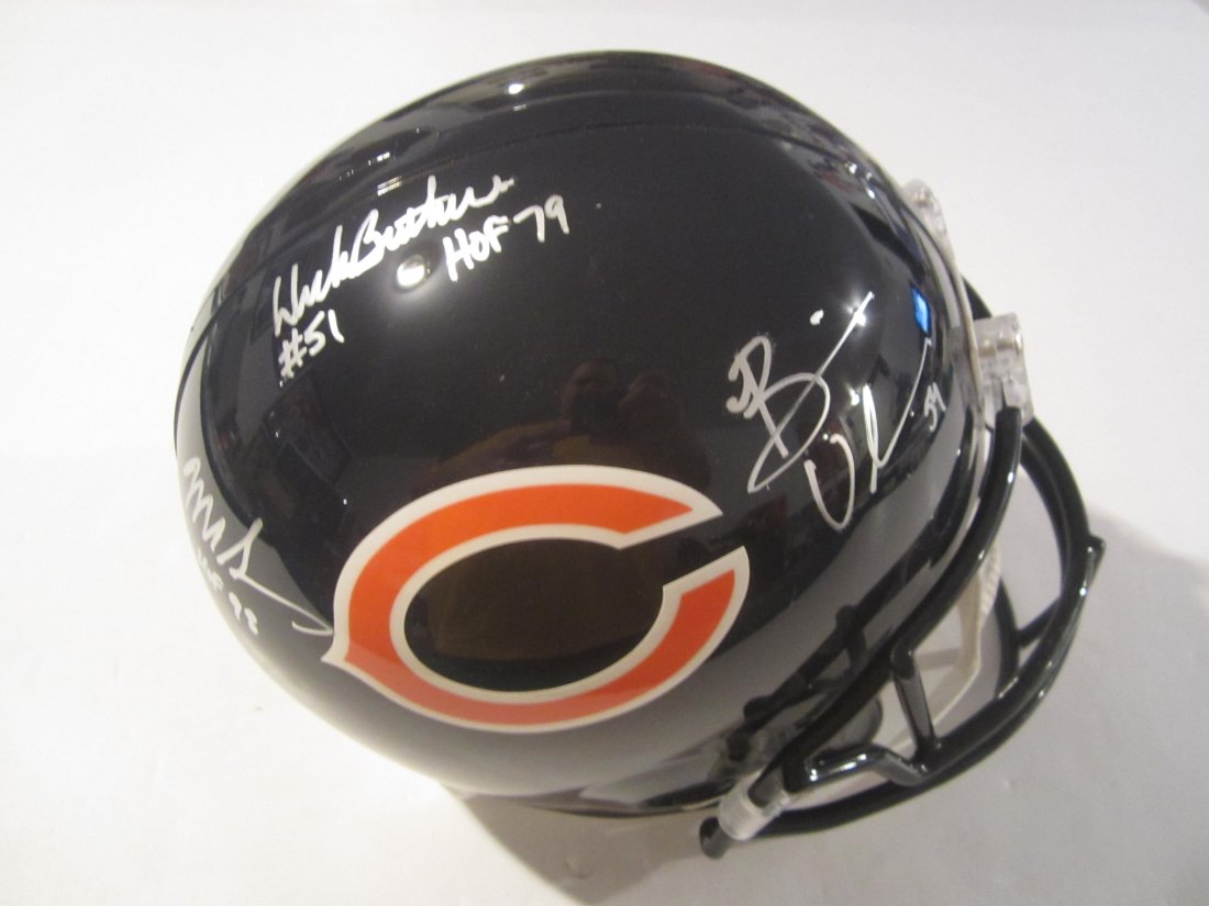 Butkus Urlacher Auto FS helmet (1 of 5)