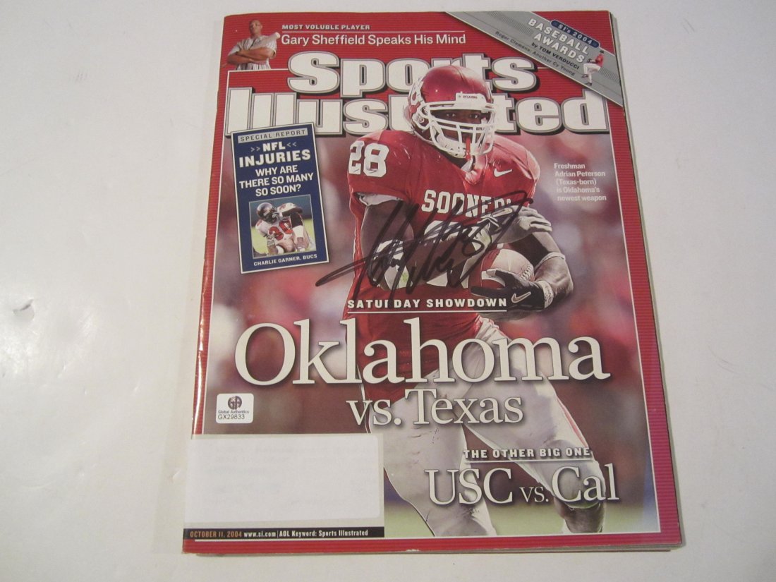 Adrian Peterson auto magazine (1 of 2)