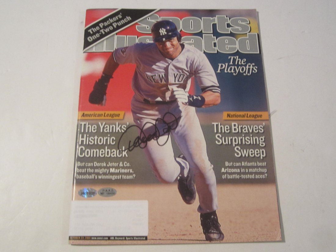 Derek Jeter auto magazine (1 of 3)