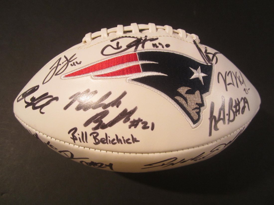 Bill belichick cheap autographed football