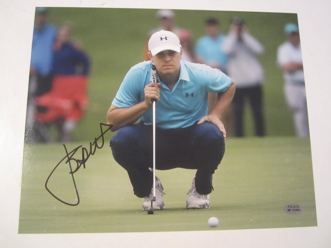 Jordan Spieth signed photo (1 of 2)