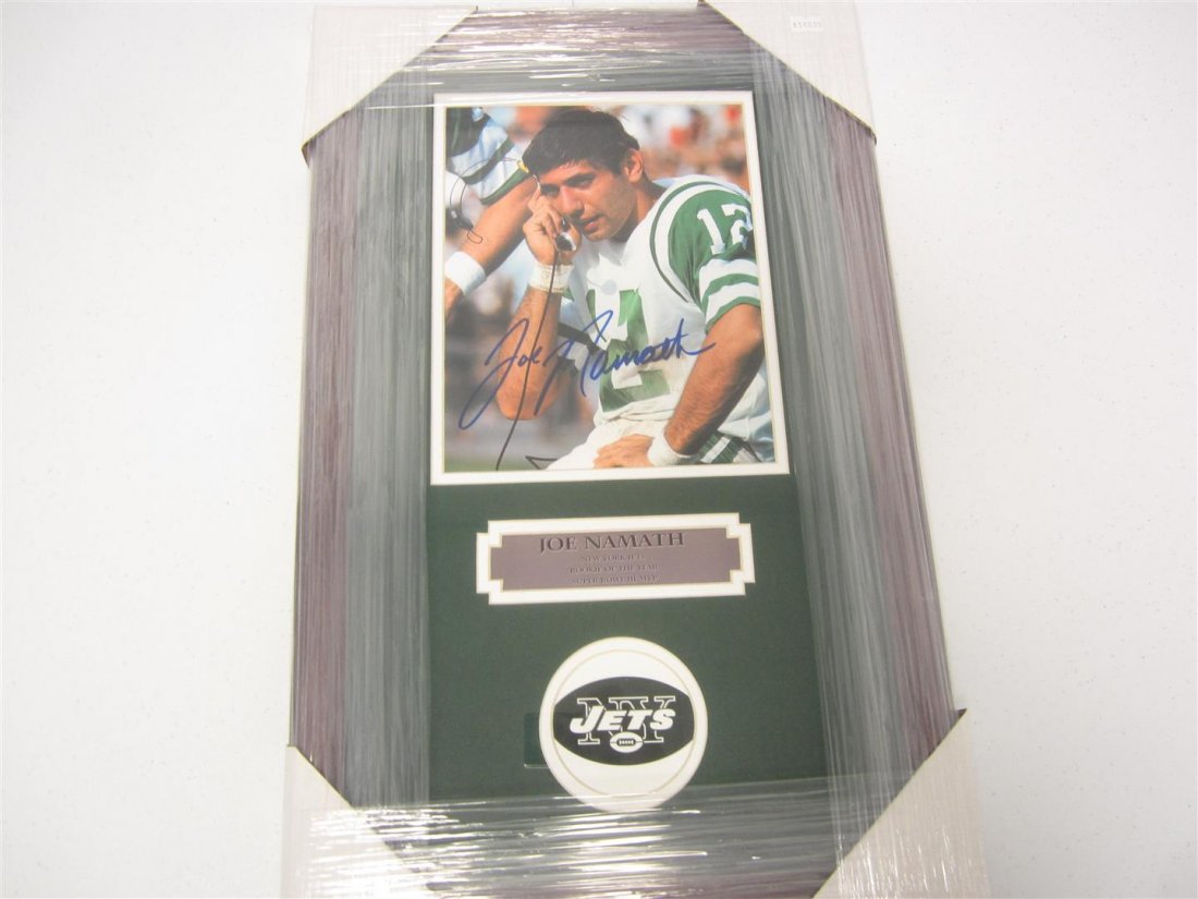 Joe Namath auto photo (1 of 3)