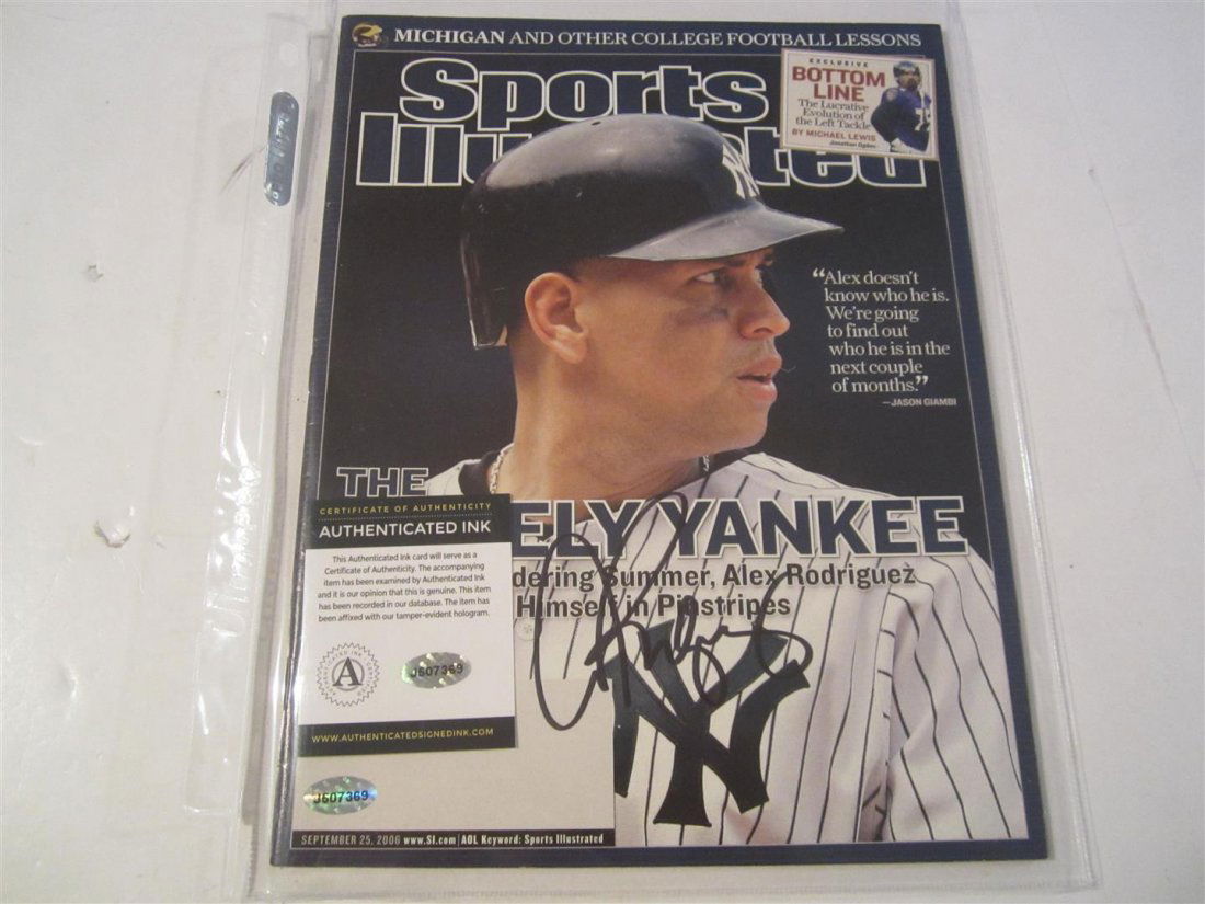 Alex Rodriguez auto magazine (1 of 2)