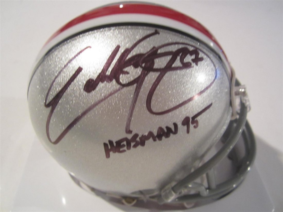 Eddie George auto mini helmet (1 of 3)