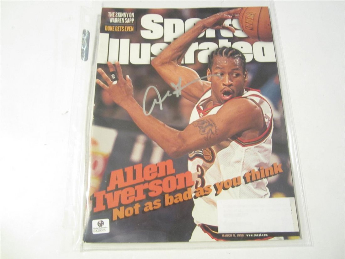 Allen Iverson auto magazine (1 of 2)
