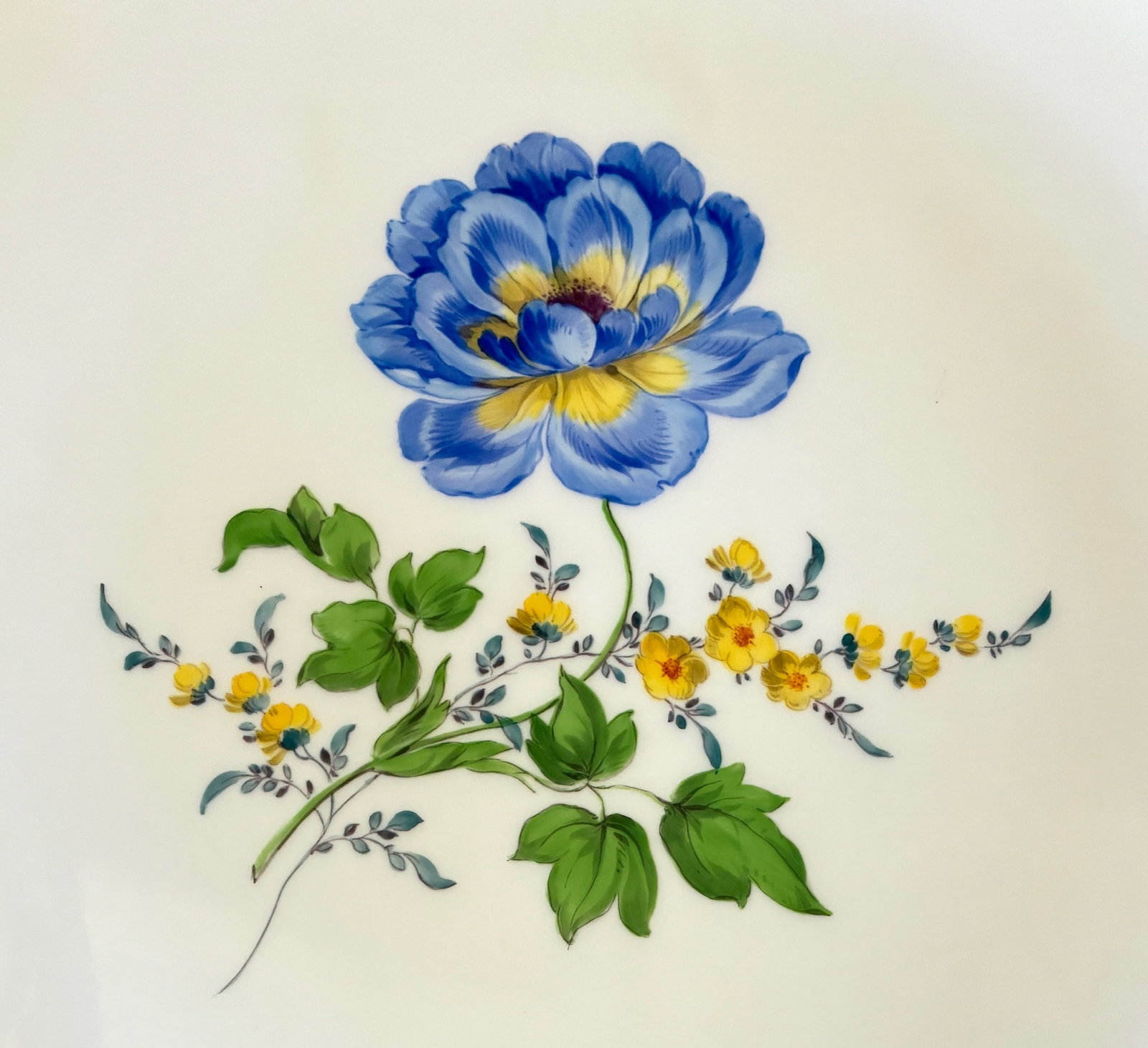Meissen Display Plate: 13" wide