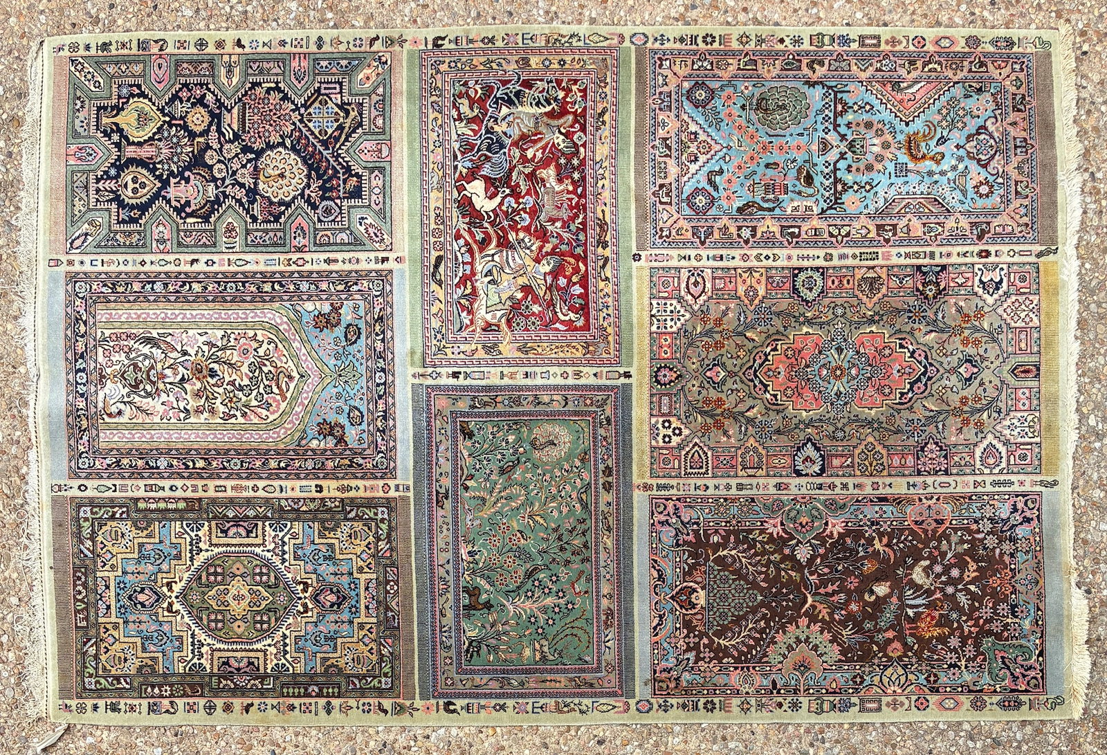 Persian Ghom Picture Rug (1 of 9)