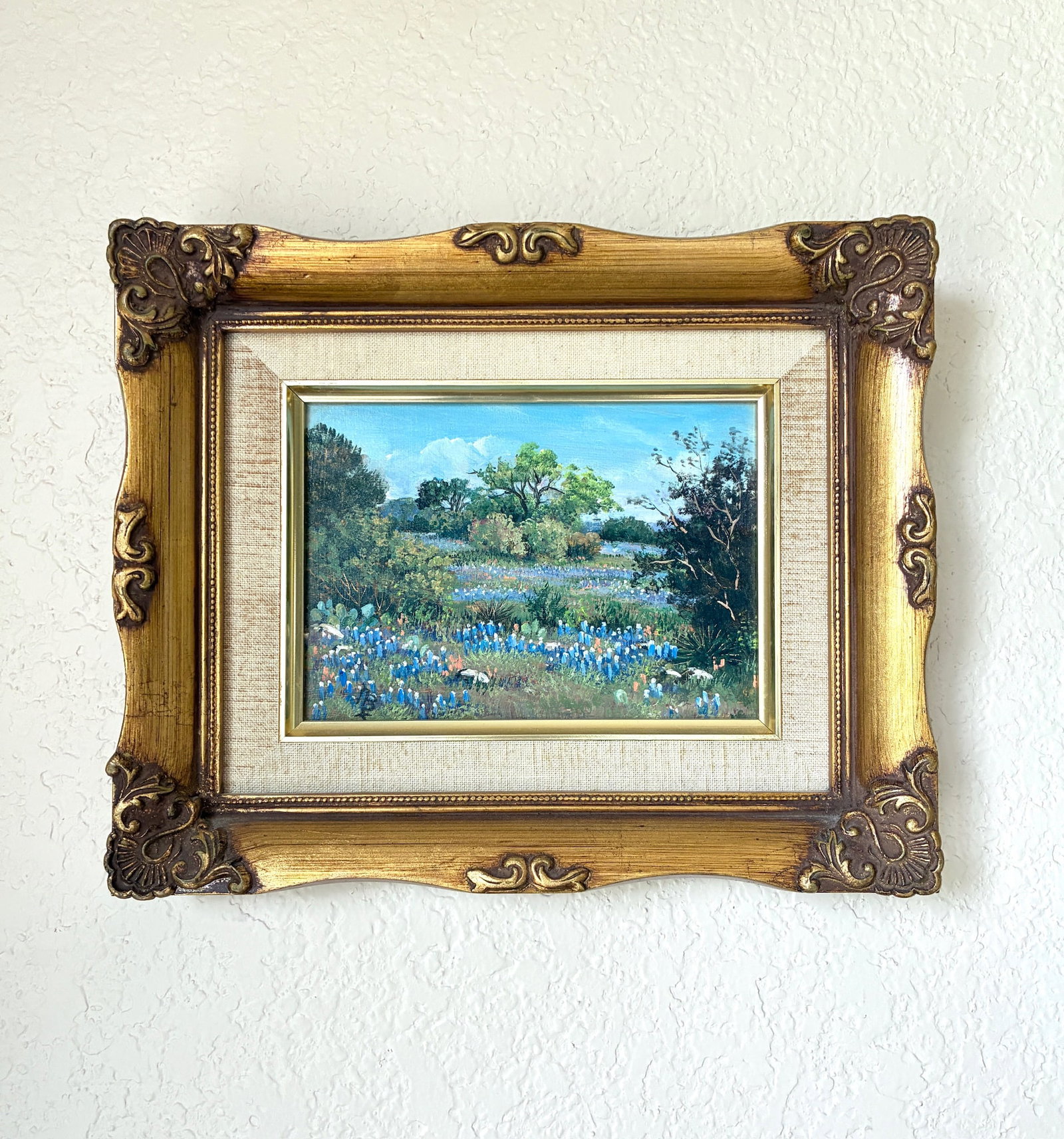 Nancy Berkhouse Original Small Bluebonnet Painting (1 of 5)
