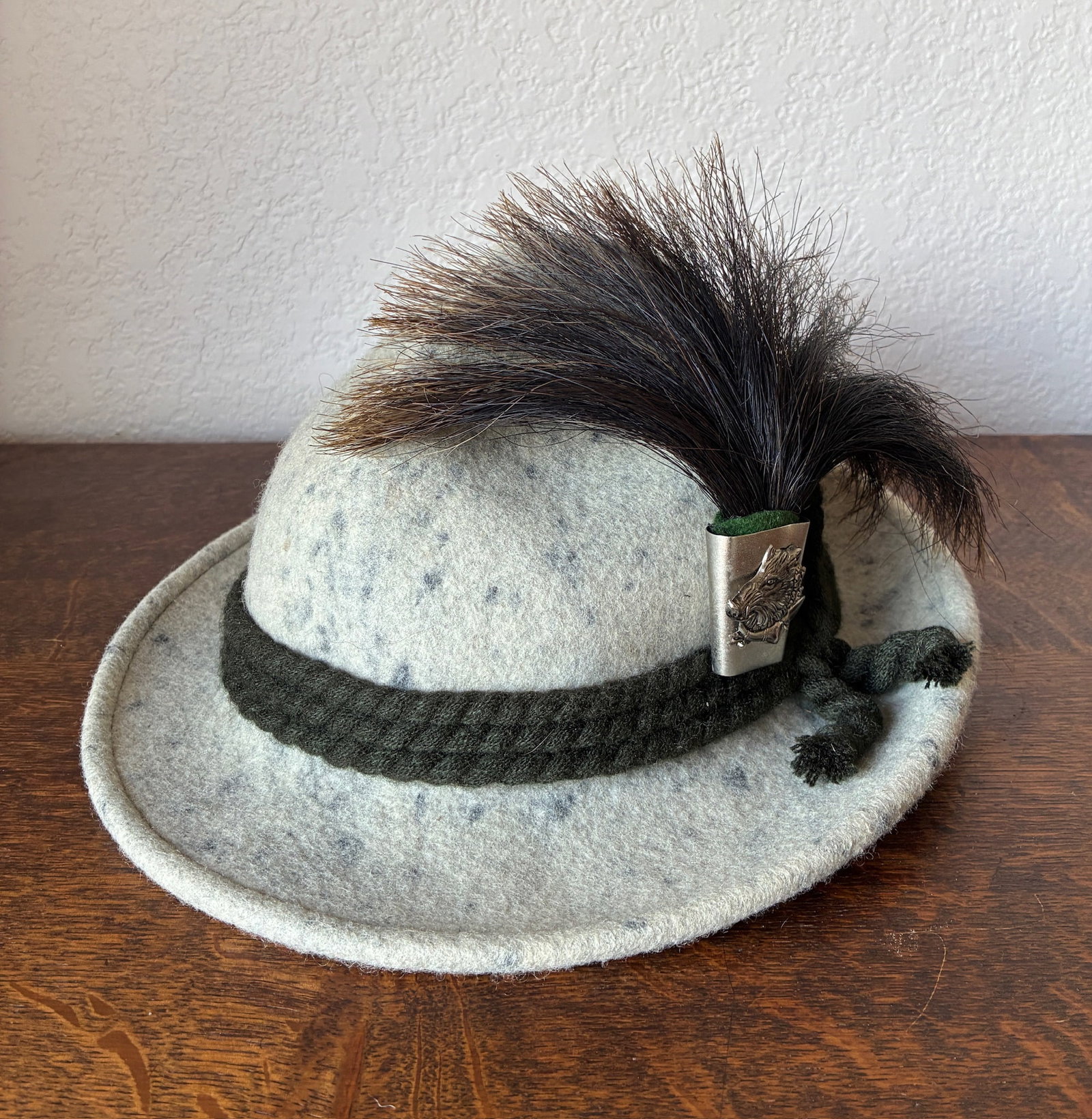 Vintage German Hat: 11.5" long x 10.75" wide