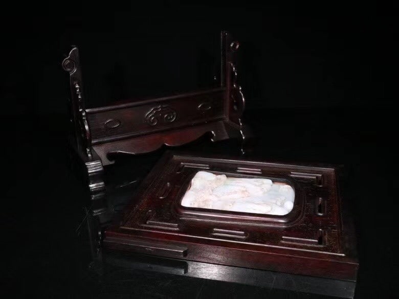 ZITAN MOUNTAIN LANDSCAPE TABLE SCREEN - 3