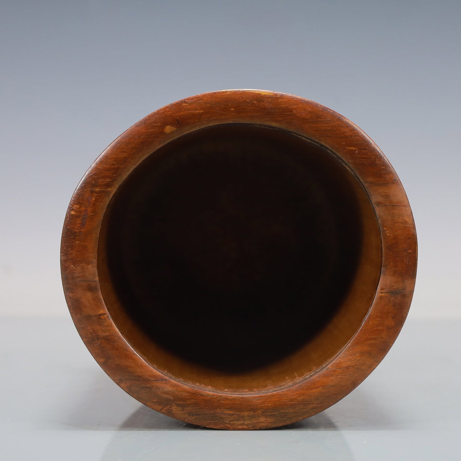 BAMBOO CARVED "WANJIA AN" BRUSHPOT - 2