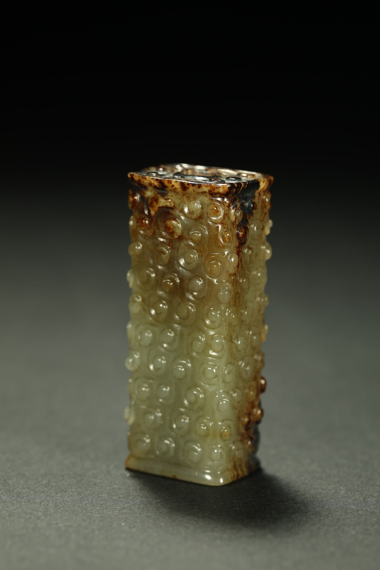 HETIAN JADE CYLINDRICAL ORNAMENT - 2