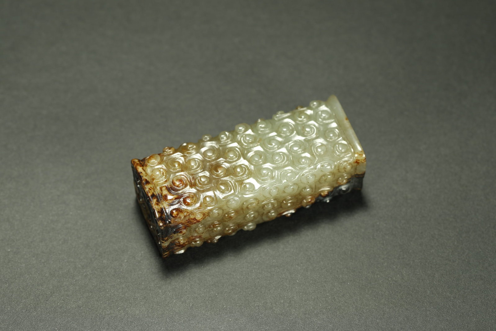 HETIAN JADE CYLINDRICAL ORNAMENT - 3