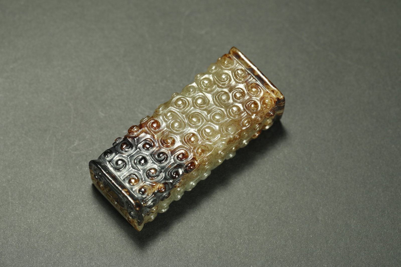 HETIAN JADE CYLINDRICAL ORNAMENT - 4