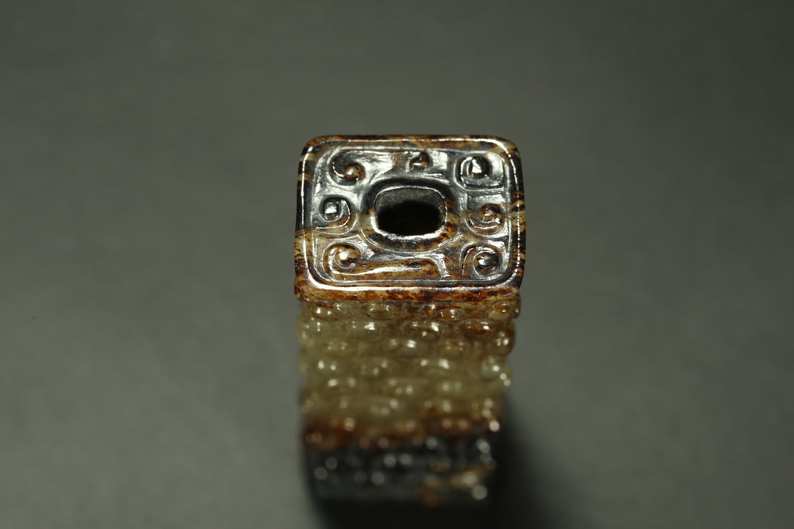 HETIAN JADE CYLINDRICAL ORNAMENT - 5