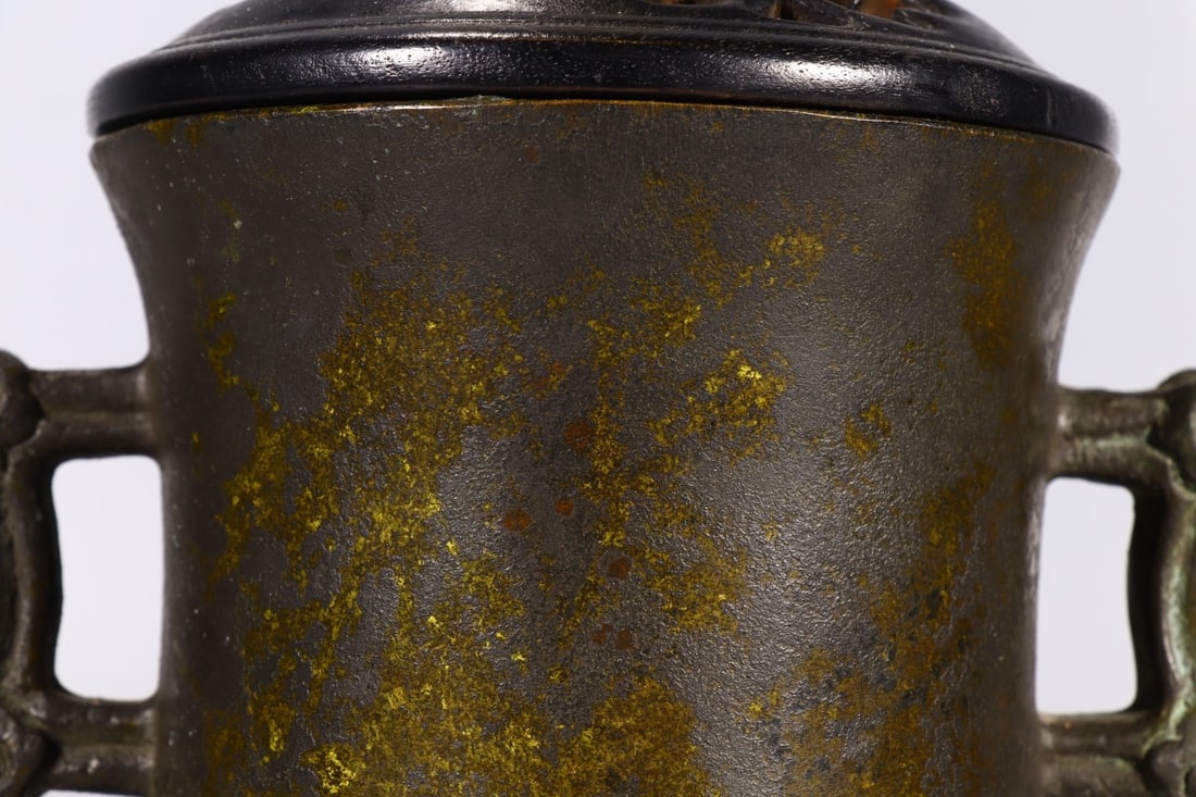 BRONZE INCENSE CENSER - 5