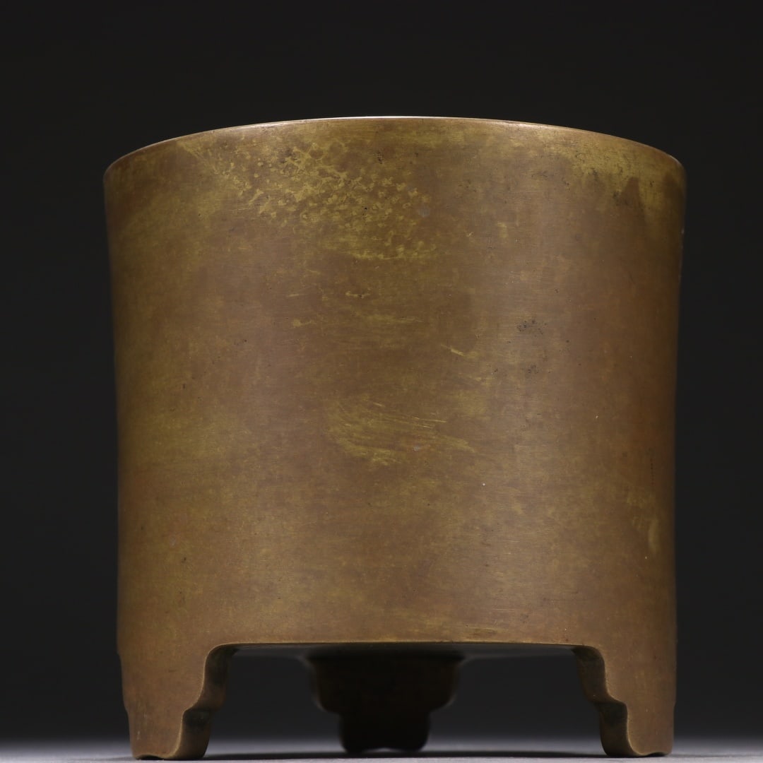 BRONZE TRIPOD CENSER - 7