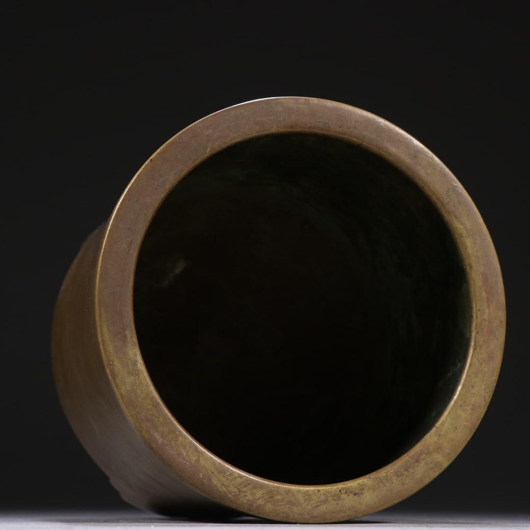 BRONZE TRIPOD CENSER - 8