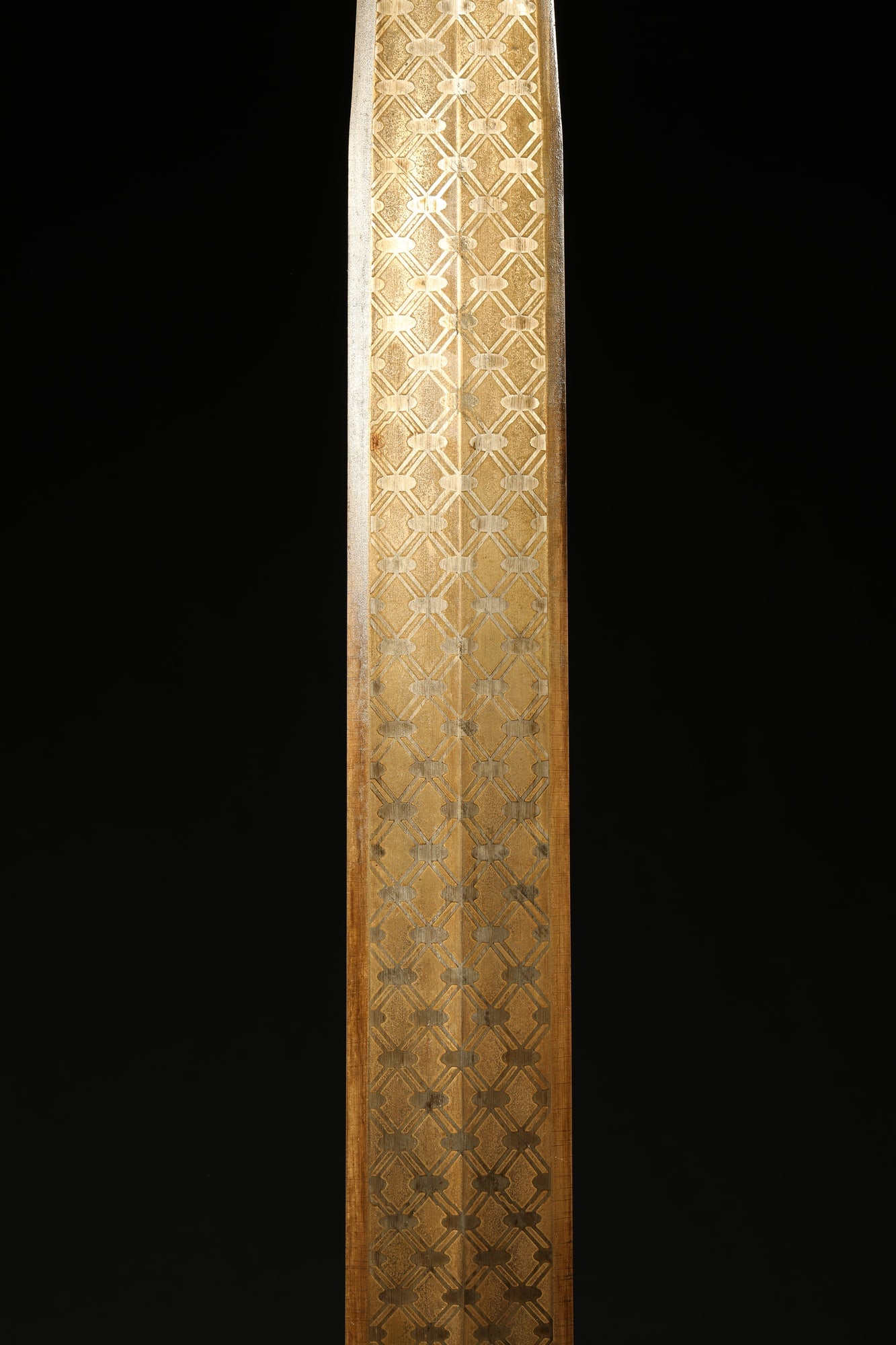 BRONZE GILT-SILVER SWORD - 3