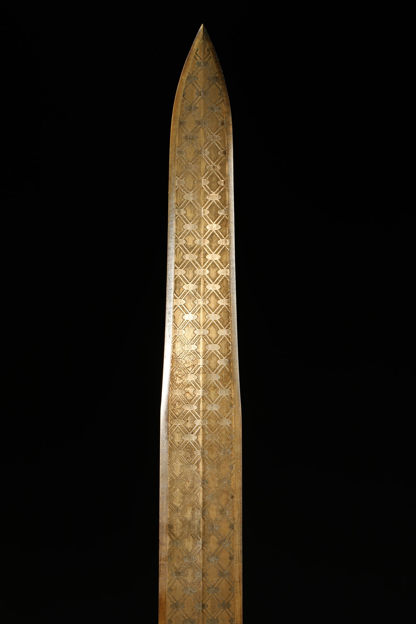 BRONZE GILT-SILVER SWORD - 6