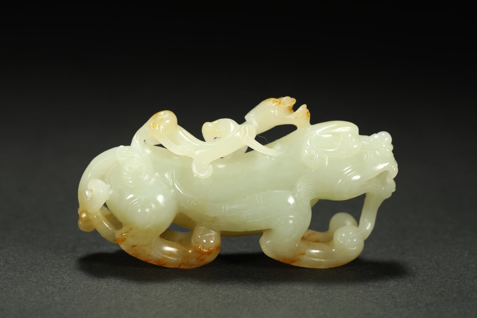 HETIAN JADE MYTHICAL BEAST - 4