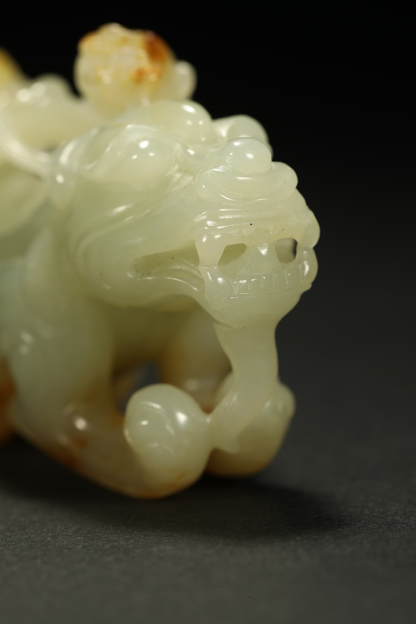 HETIAN JADE MYTHICAL BEAST - 6