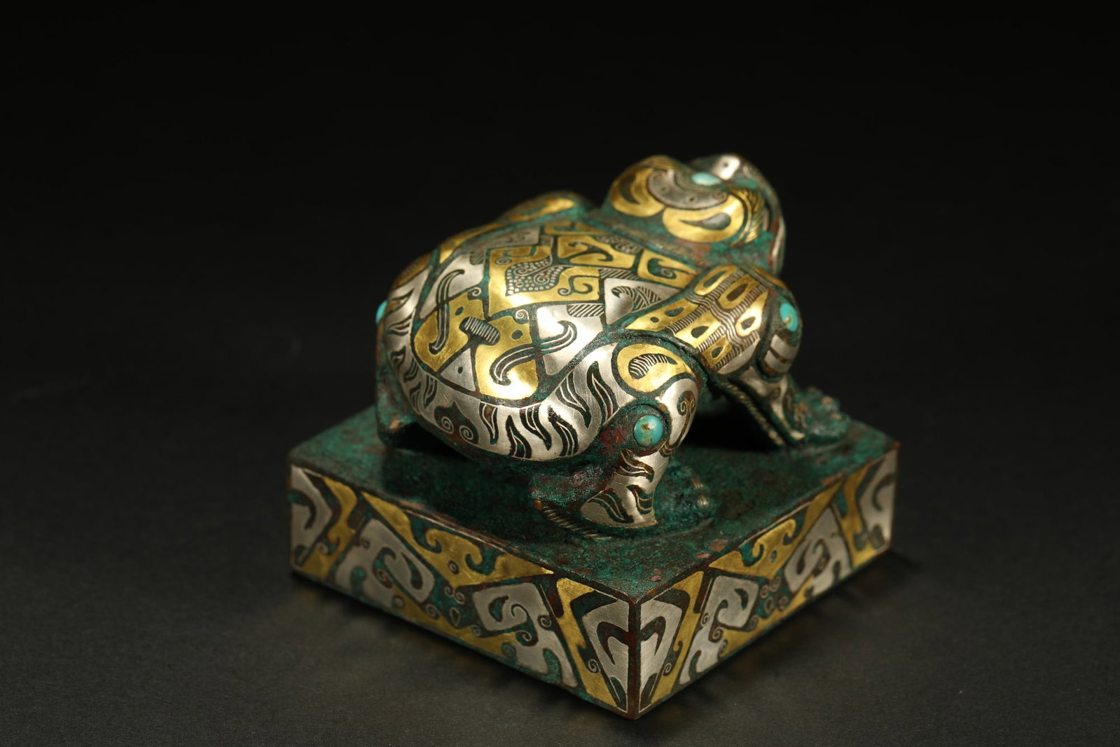 BRONZE GILT-SILVER SEAL - 4