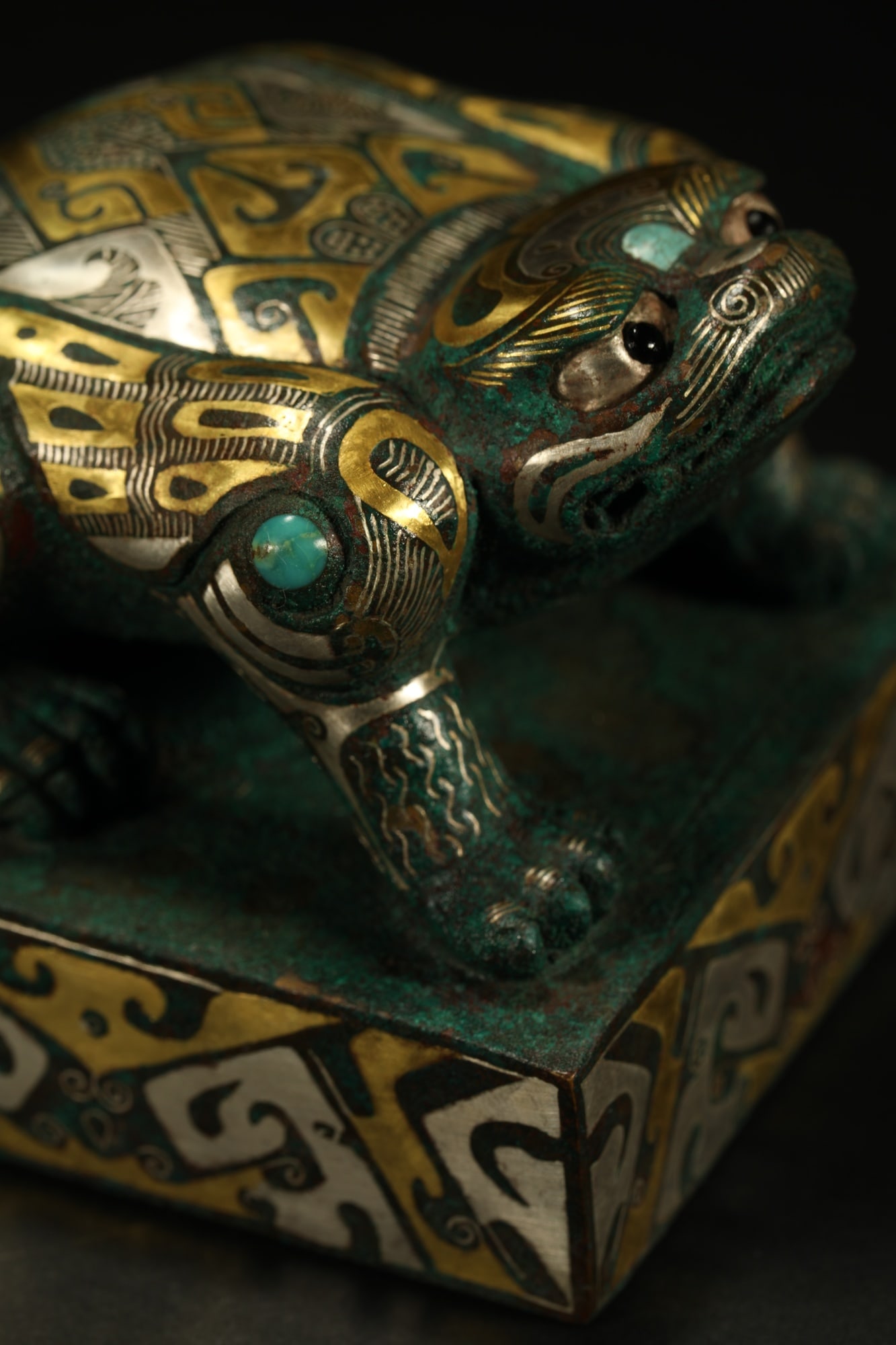 BRONZE GILT-SILVER SEAL - 5